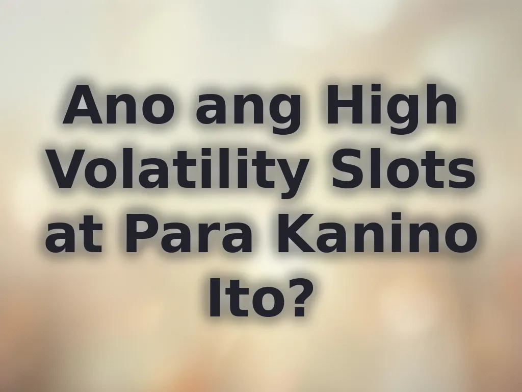 Volatility Explained